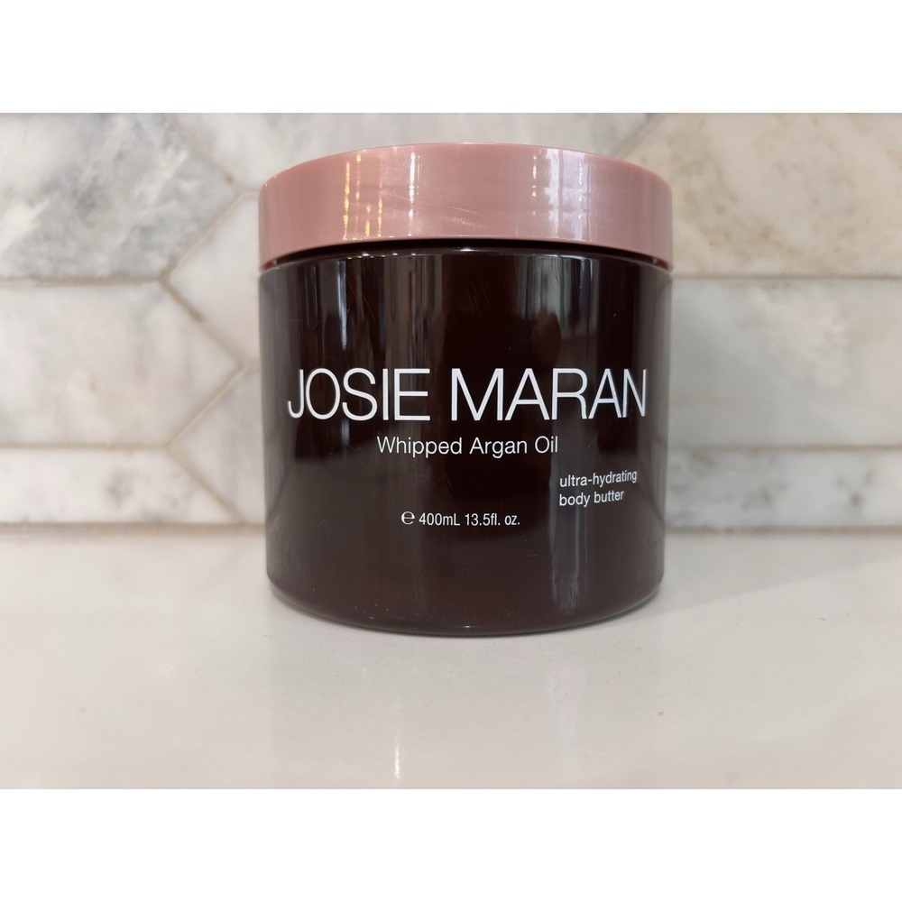 Josie Maran Whipped Argan Oil Body Butter UNSCENTED 13.5 oz Unsealed